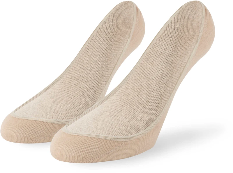 Image of Lenz Soft Touch Inshoes Ladies Socks - Pack of 2, beige, Size 39 - 42 for Women