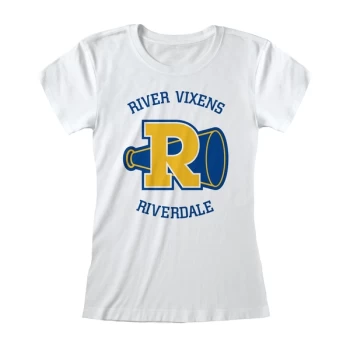 Image of Riverdale - River Vixens Womens X-Large T-Shirt - White