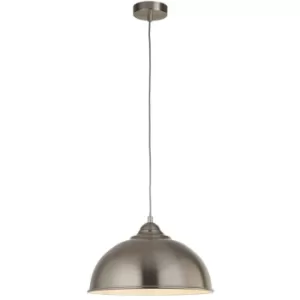 Image of Searchlight Fusion Pendant Half Dome Satin Silver