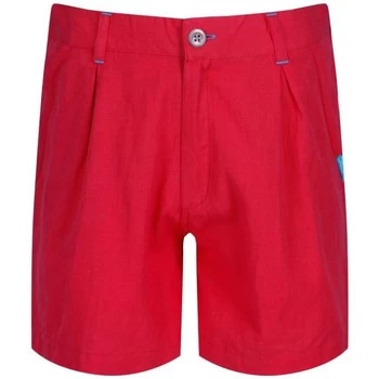 Image of Regatta Kids Damita Casual Shorts boys's Childrens shorts in Pink / 4 years,7 / 8 years