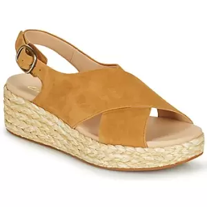 Image of Clarks KIMMEI CROSS womens Sandals in Brown,4.5,3,4