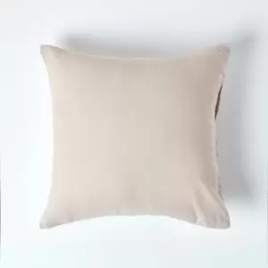 Image of Natural European Linen Pillowcase, 40 x 80cm - Natural - Homescapes