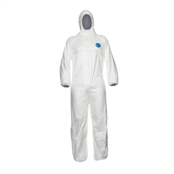 Image of DuPont Easysafe Coverall Hooded Small White