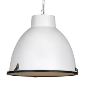 Image of Hangar Dome Pendant Ceiling Lights White