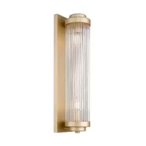 Image of Sergio II Wall Lamp, Matt Gold, 2x E14