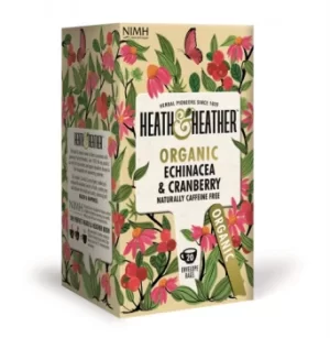 Image of Heath And Heather Organic Echinacea & Cranberry 20bag