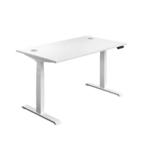 Image of Economy Sit Stand Desk 1200 X 800 White-white