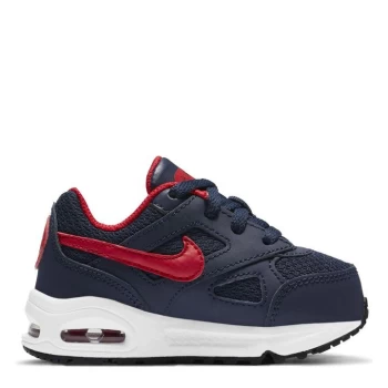 Image of Nike Air Max Ivo Infant Boys Trainers - Navy/Red