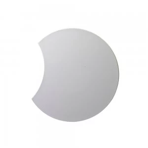 Image of Wall Lamp 27cm Round, 1260lm, 16W LED 3000K Matt White, Acrylic