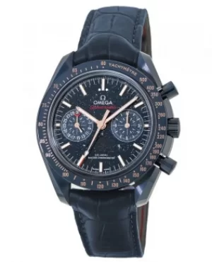 Image of Omega Speedmaster Moonphase Co-Axial Master Chronometer Chronograph Blue Side Of The Moon Mens Watch 304.93.44.52.03.002 304.93.44.52.03.002