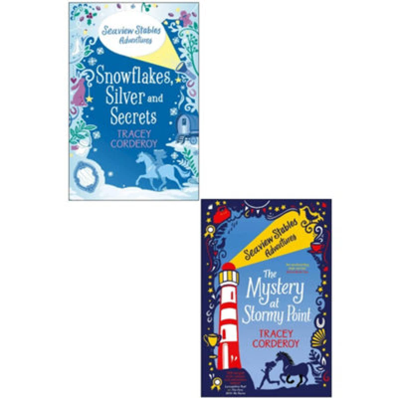 Image of BOOKS4PEOPLE Tracey Corderoy Seaview Stables Adventures Series 2 Books Collection Set (Mystery At Stormy Point, Snowflakes Silver And Secrets)