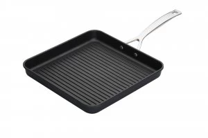 Image of Le Creuset Toughened Non Stick Ribbed Square Grill Pan 28cm