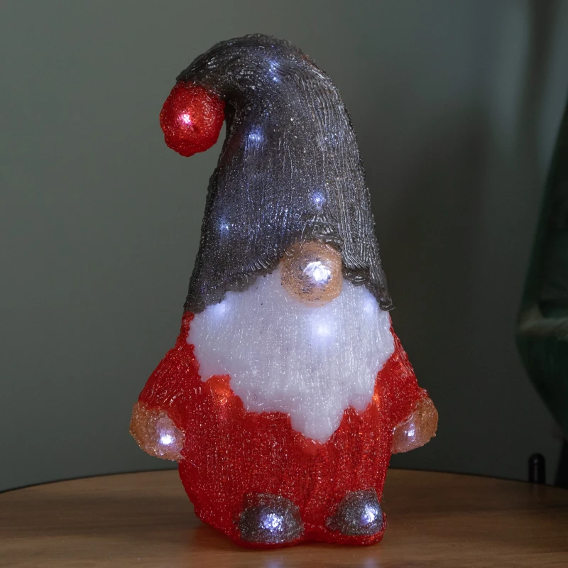 Image of 30cm Battery Operated Light up Christmas Gonk with Cool White LEDs