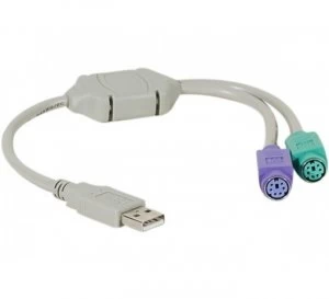 Image of EXC USB Converter to 2 x PS2 Adapter