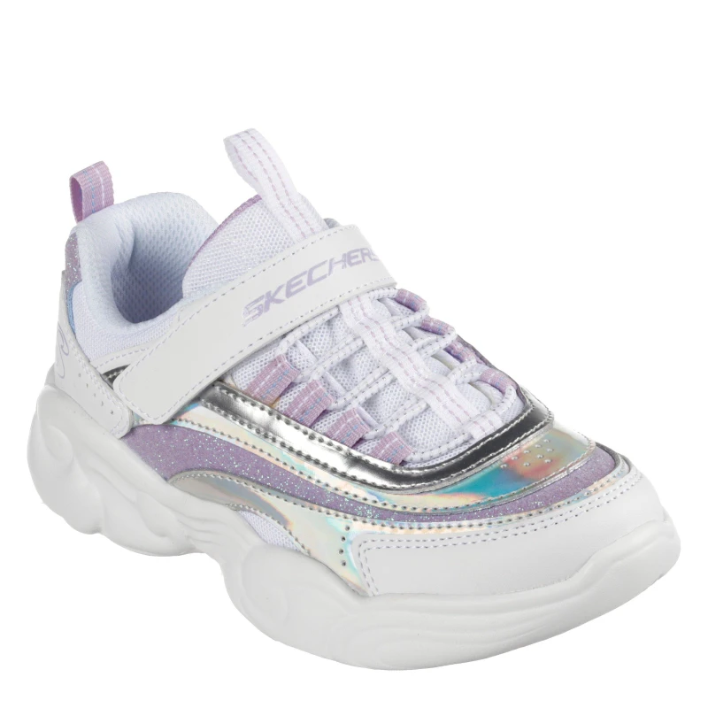 Image of Skechers Unicornstrm White/Lavender unisex 3 (36)
