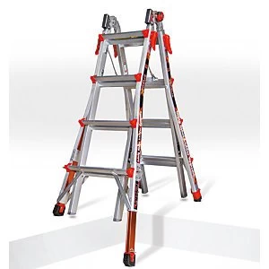 Image of Tb Davies Little Giant 4 Tread Xtreme Model 17 Aluminium Stepladder