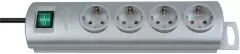 Image of Brennenstuhl Primera-Line 4 AC outlet(s) Silver 1.5 m