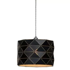 Image of Village At Home Shadow Ceiling Light Pendant - Black