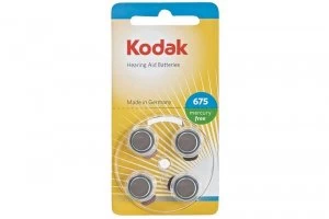 Image of Kodak Hearing Aid Batteries Size P375 Blue - 4 Pack