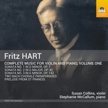 Image of Fritz Hart Complete Music for Violin and Piano - Volume 1 by Fritz Hart CD Album