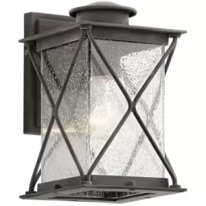 Image of Elstead Argyle - 1 Light Small Outdoor Wall Lantern Zinc IP44, E27