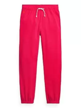 Image of Ralph Lauren Girls Jog Pants - Bright Pink, Bright Pink, Size Age: 6 Years, Women
