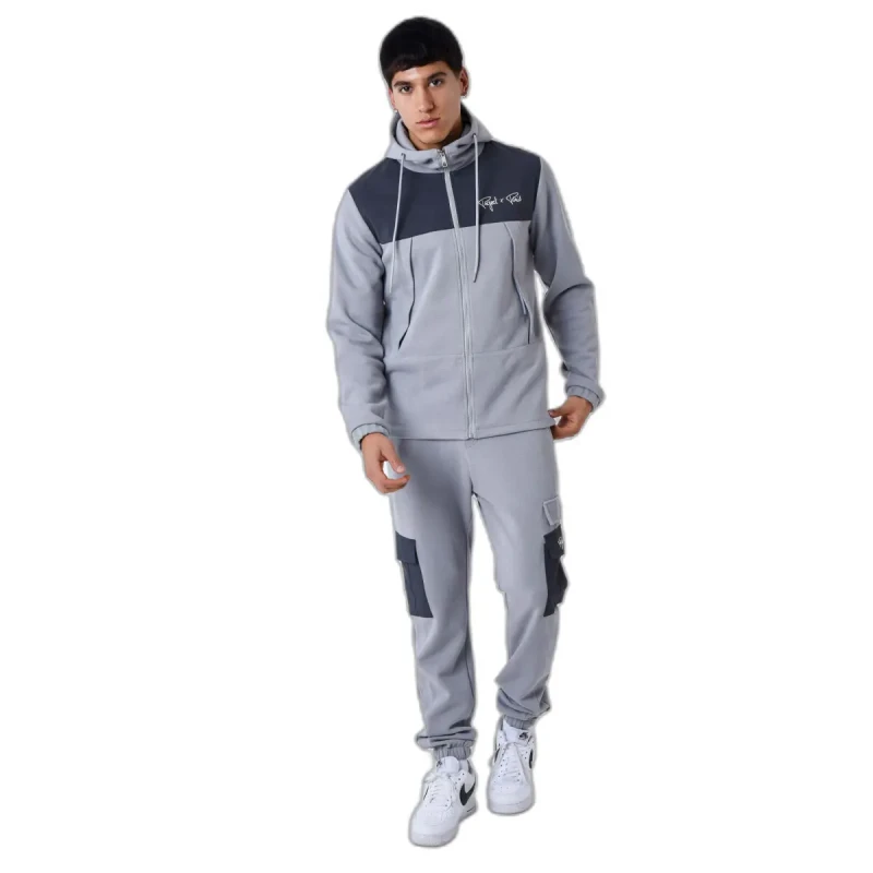 Image of Project X Paris Two-tone jogging pants with pockets Project X Paris Gris Male S