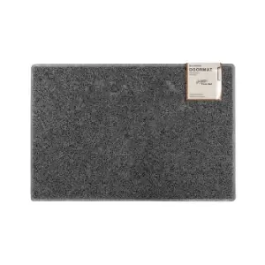 Image of Oseasons Plain Medium Doormat - Grey