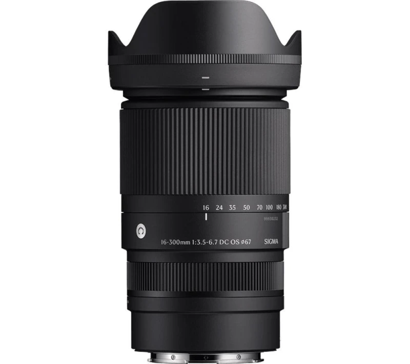 Image of SIGMA Contemporary 16-300 mm f/3.5-6.7 DC OS Telephoto Zoom Lens - for Sony, Black 085126887650