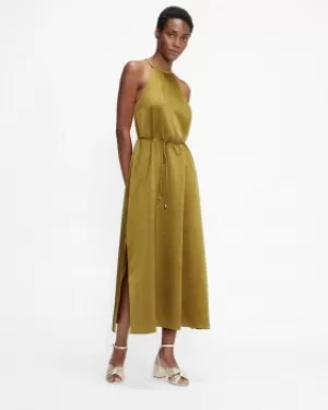 Image of Ted Baker Halterneck Midi Dress