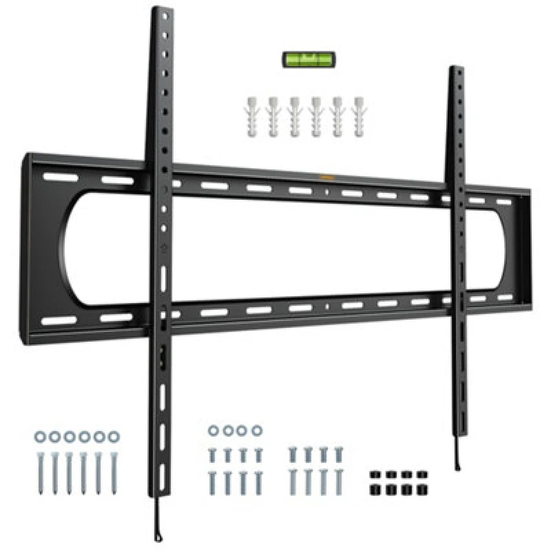 Image of VonHaus Suitable for 60-100" Screens, Ultra-Slim TV Bracket Black unisex