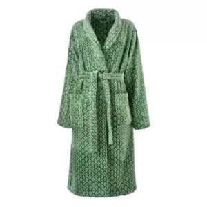 Image of Ted Baker Wave Geo Bath Robe - Sage - S/M