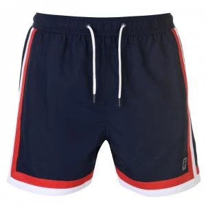 Image of Pierre Cardin Panel Swim Shorts Mens - Navy
