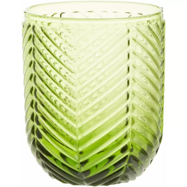 Image of Premier Housewares Fleur Set Of Four Green Tumblers