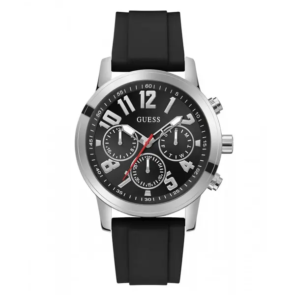 Image of Guess Watches Gents Parker Black Watch GW0708G1