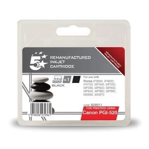 Image of 5 Star Office Canon PGI520 Black Inkjet Cartridge