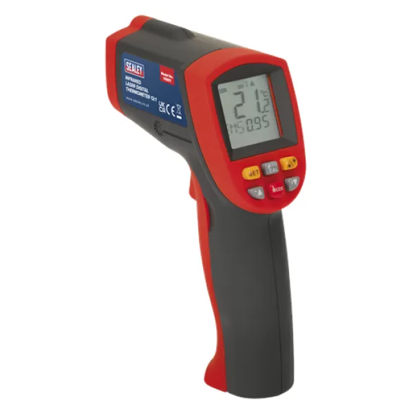 Image of Genuine SEALEY VS907 Infrared Laser Digital Thermometer 12:1