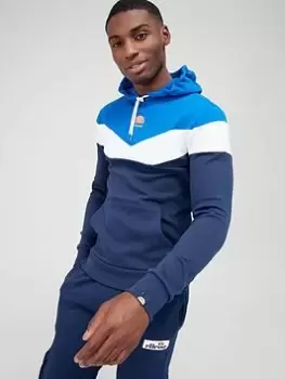 Image of Ellesse Hugo Pullover Hoodie - Navy Size M Men