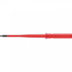 Image of Wera Kraftform Kompakt 68IS Square VDE Slim Interchangeable Screwdriver Blade Robertson Tip 2 154mm