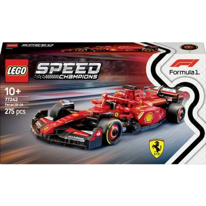 Image of LEGO Speed Champions Ferrari SF-24 F1 Race Car Toy 77242 Toys