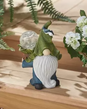 Image of Cotton Traders Garden Gonk with Solar Orb in Multi