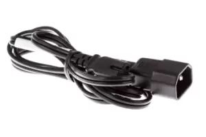 Image of Zebra CS-CC6-IEC power cable Black 0.5 m C7 coupler C14 coupler