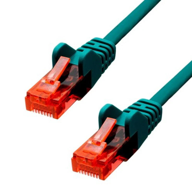 Image of ProXtend CAT6 U/UTP CCA PVC Ethernet Cable Green 7M
