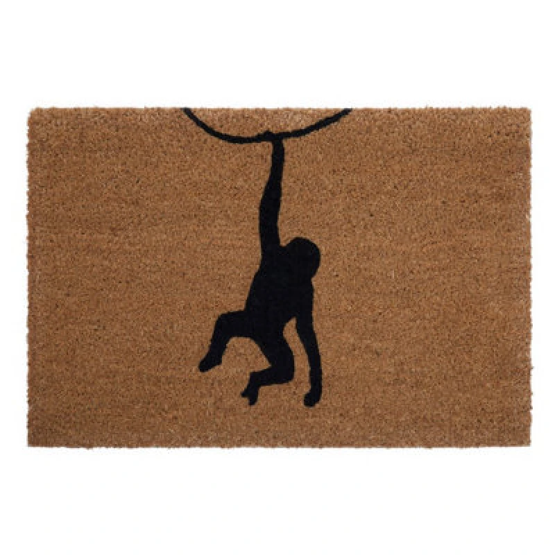 Image of Premier Housewares Tree Monkey Doormat Natural