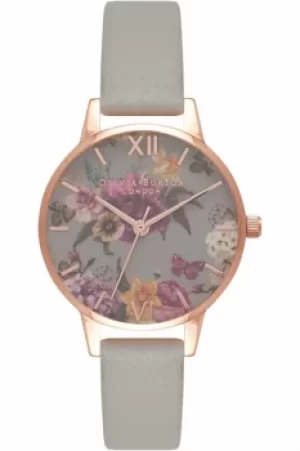 Image of Ladies Olivia Burton Dark Bouquet Watch OB16EG80