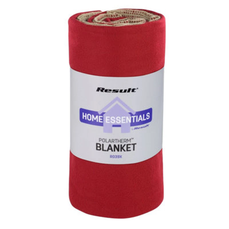 Image of Result Result Polartherm Blanket in Red Red One Size Unisex 5063527363510