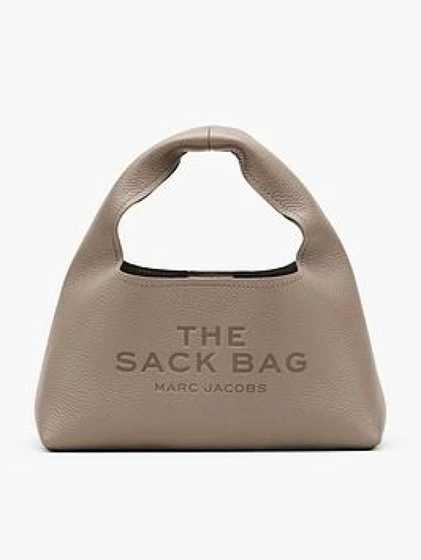 Image of Marc Jacobs The Mini Sack Handbag - Grey Grey One Size