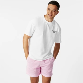 Image of Jack Wills Bude Graphic 1999 T-Shirt - White