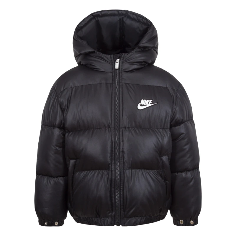 Image of Nike Water Resistant Puffer Jacket Infants Black male 3-4 Yrs