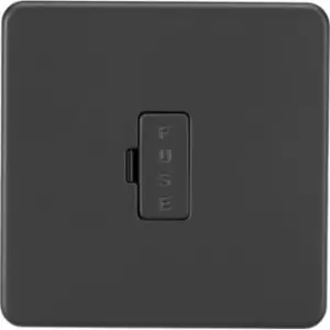 Image of MLA Knightsbridge Screwless 13A Fused Spur Unit Anthracite - SF6000AT